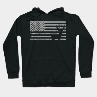 Deer Hunting And America Flag Hoodie